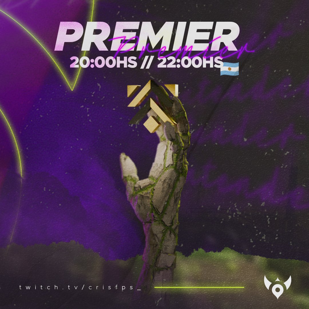 Gente, hoy a las 19:30 hs voy a estar casteando nuevamente a los chicos de <a href="/satturnesports/">Satturn esFX</a> en su participacion en la premier 🪐🙌🏻

Seran 2 partidos BO1, a las 20 y 22 hs

Los espero en mi canal de Twitch para hacerle el aguante a los pibes 💪🏻

Twitch.tv/crisfps_