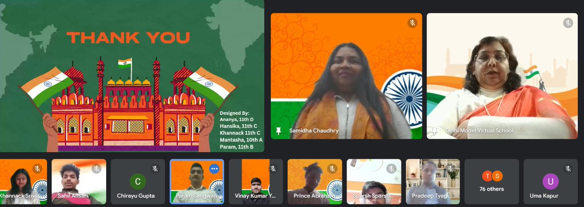 Delhi Model Virtual School tweet media