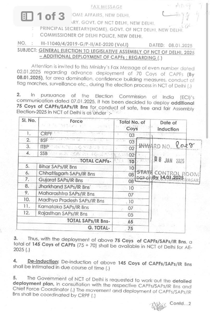 sanghaviharsh's tweet photo. मुझे अब समझ आया कि लोग आपको झांसेबाज क्यो कहते है!!

Kejriwal ji as a former Chief Minister, I'm surprised you're not aware of the Election Commission's norms. 

They've requested forces from various states, not just Gujarat. In fact, the Election Commission of India has ordered SRP deployment from various states, a routine procedure. As per their request, 8 companies of SRP from Gujarat were sent to Delhi for the scheduled election on 11/1/25. 
Why the selective mention of Gujarat, Kejriwal ji?