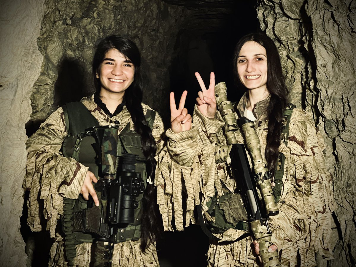YPJDefense's tweet image. Dîroka Azadiya Gelan Bi Destê Jinên Leheng Tê Neqişandin #YPJ