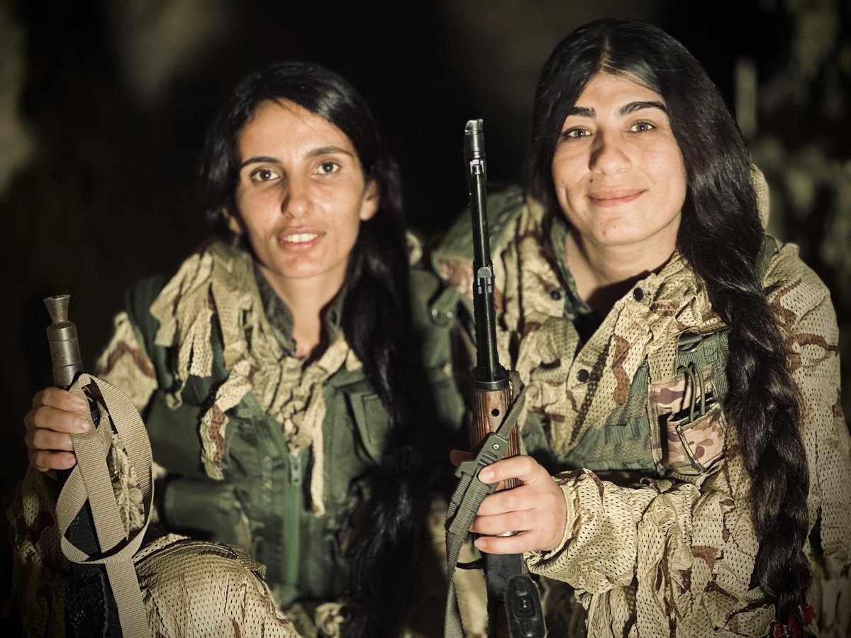 YPJDefense's tweet image. Dîroka Azadiya Gelan Bi Destê Jinên Leheng Tê Neqişandin #YPJ