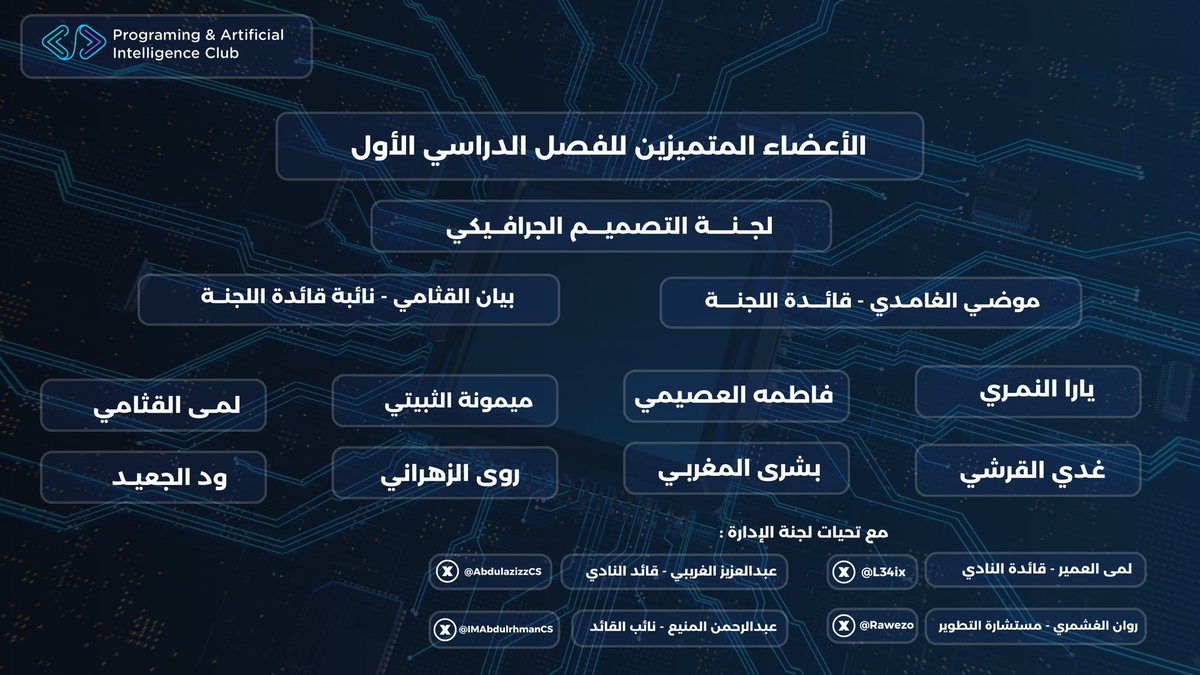 نادي البرمجة والذكاء الإصطناعي tweet media