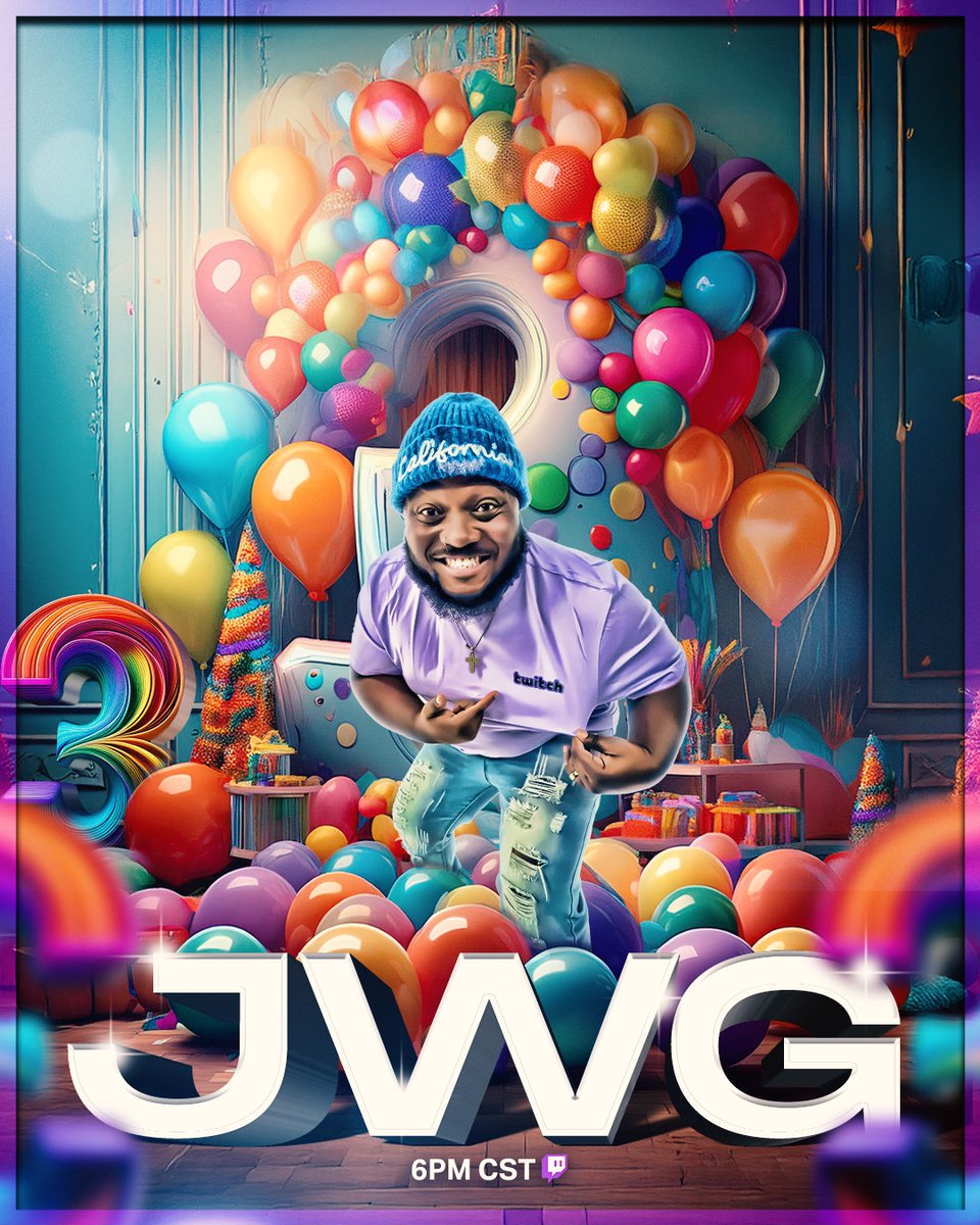 JWG Turns 3 🎈🎉🎊 | Tonight at 6pm CST
