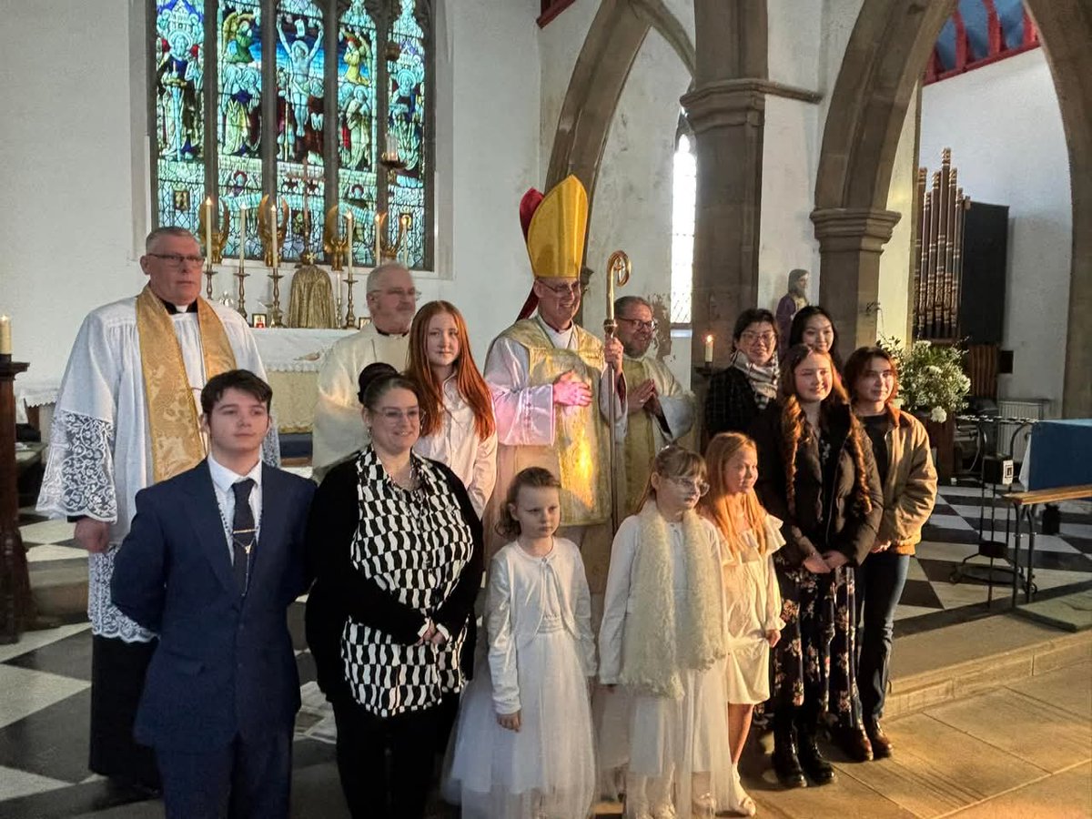 What a great patronal feast we had this afternoon with #Bishop Stephen #confirming 10 from across the #Middlesbroughdeanery, each of them recieving a fuller measure of the #HolySpirit. Well done to the home team for the preparation. <a href="/DioceseOfYork/">Diocese of York</a> #NorthThornaby
