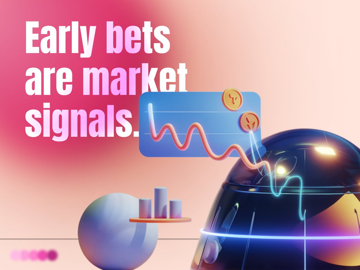 Speculation is a signal.
Early bets show where the market actually wants to go.

We make this a growth strategy.