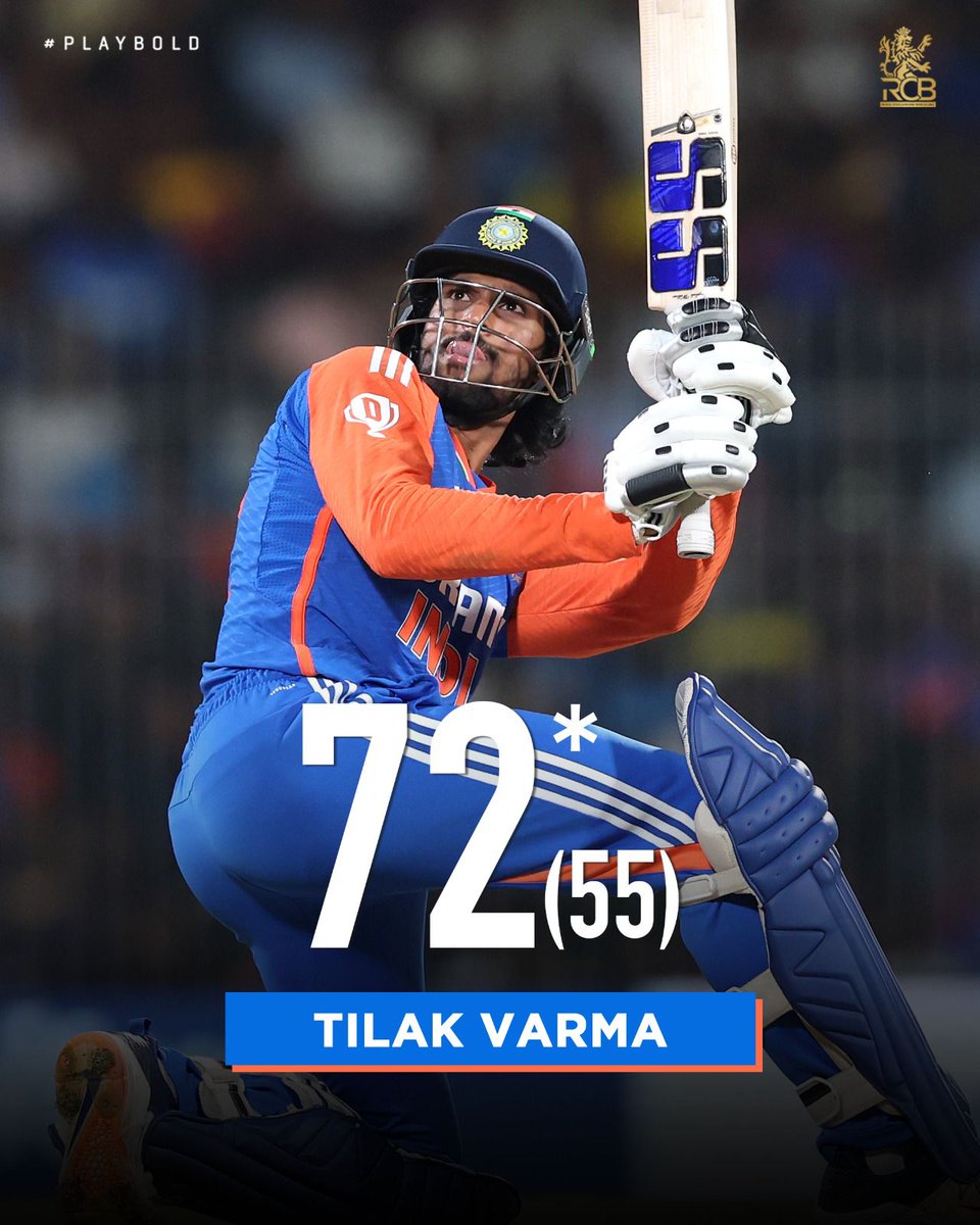 ashishstar17's tweet photo. Well played tilak varma 72*
#INDvsENG 
#TilakVarma https://t.co/45fPl2N8ik