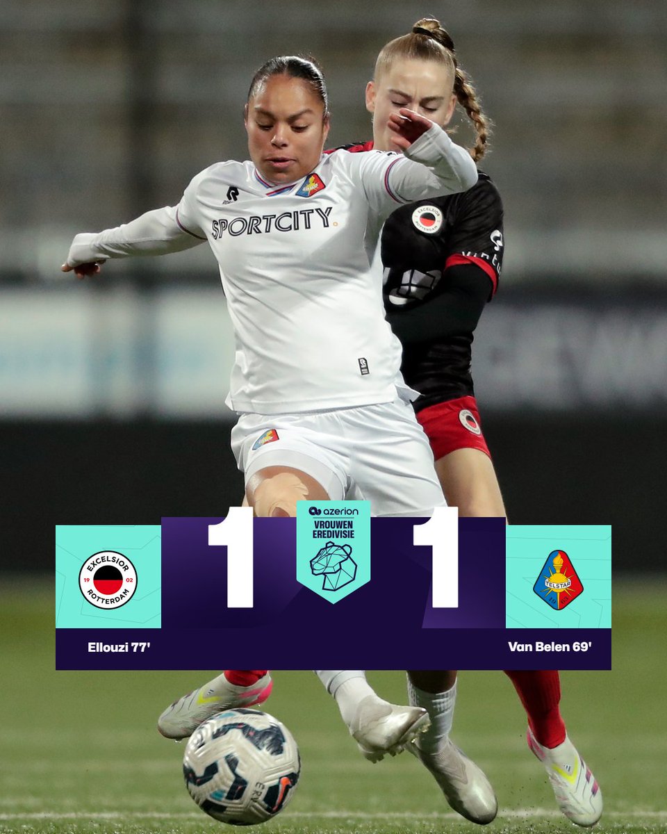 VrEredivisie's tweet photo. Een fel @ADODHVrouwen weet @PSV op een gelijkspel te houden ๐
@ExcVrouwen en @telstarvrouwen houden elkaar ook in evenwicht โ๏ธ
#ADOPSV #EXCTEL #AzerionVrouwenEredivisie https://t.co/DNwvBPgVUv