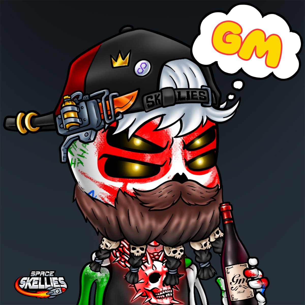 SpaceSkellies's tweet image. Its here! The Evil Skelly layering booth is live!!! Customize any Evil Skelly with multiple different options!
evilbooth.spaceskellies.io
GM? We got it!
Need a drink? Yup its there!
And by popular demand you can even build your own SHIPPEE!
Web3 will never be the same!