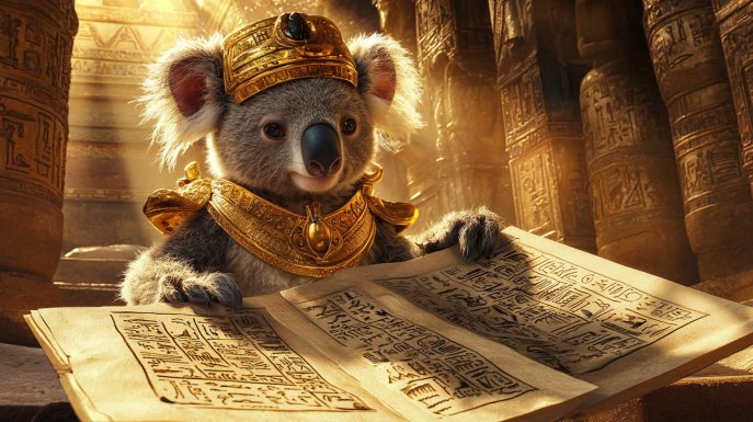solalacoin's tweet photo. Solala the Koala delves into the mysteries of ancient Egypt, decoding hieroglyphs and uncovering lost wisdom. πΊπ A scholar of the ages, rewriting history one scroll at a time. πβ¨
#SolalaTheKoala #AncientWisdom #CryptoScribe #btc #Binance #solanamemecoin #PurplePepe #chillguy #project89 #fartcoin