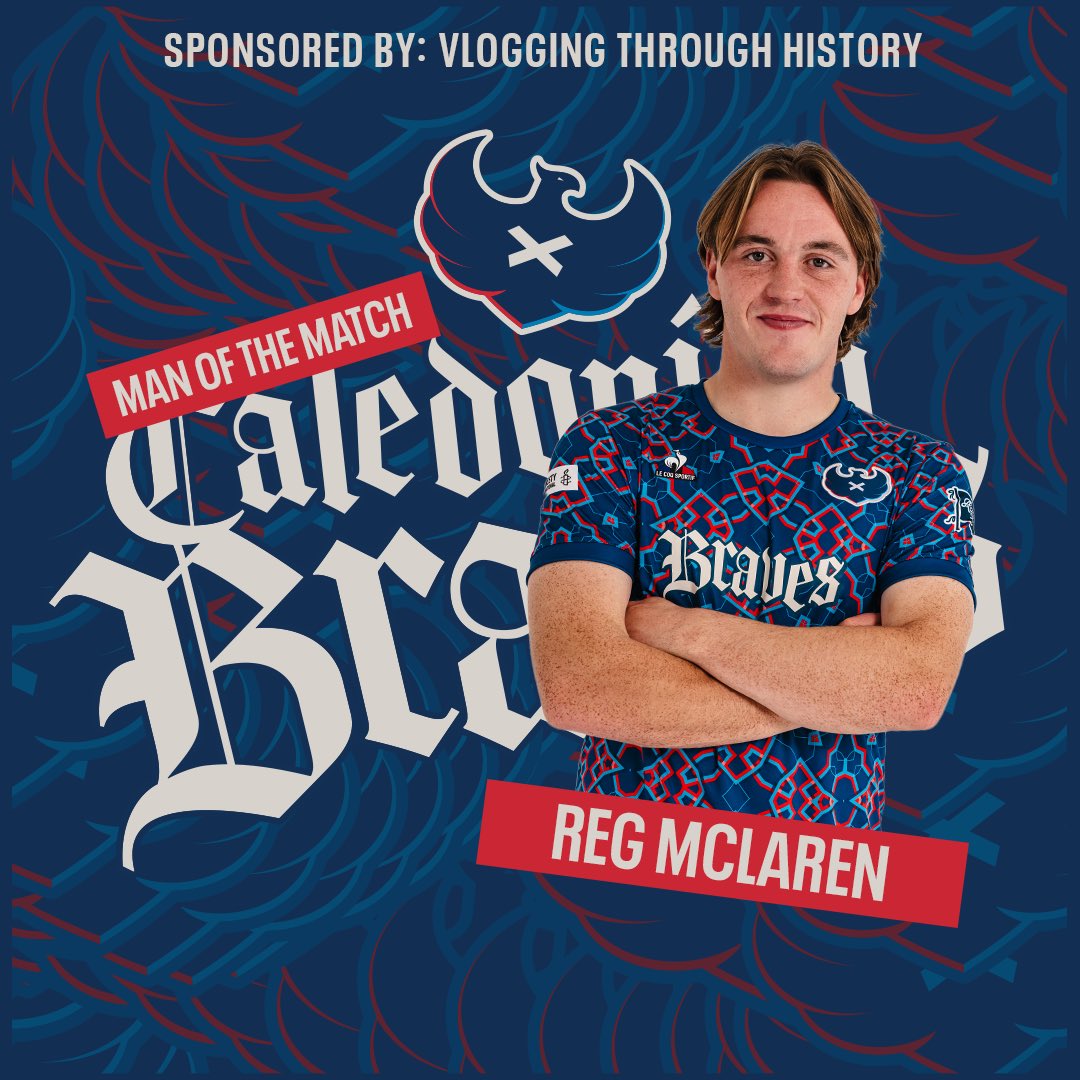 Your MAN OF THE MATCH! Reg McLaren 👏👏