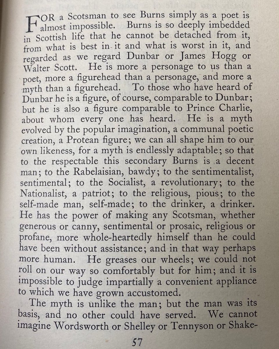 GinorGym's tweet photo. Edwin Muir wrote several pieces on Robert Burns. Some controversial & others that bear witness to who Burns was to us all. One day when I have enough academic courage & confidence, it will be a topic to return to. An almost conversion @MackayPAG 😉 ??
#edwinmuir
#robertburns https://t.co/OJpEXVVdRI