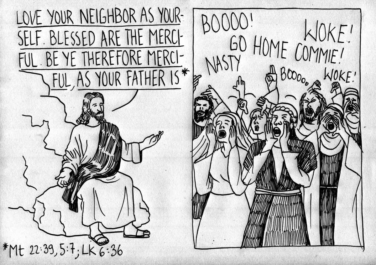 SmutneHistorie's tweet photo. woke jesus. #satire #sermon #bishop #budde #trump #jesus #maga #nasty #woke #sadhungoverstoriesonpaper #boooo
more on eng insta channel
@sadhungoverstoriesonpaper https://t.co/xWzobCLiU5