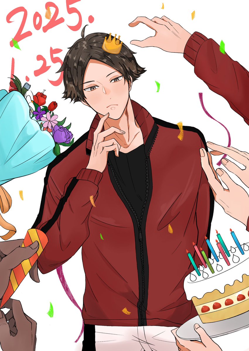 角名倫太郎お誕生日おめでとう〜！
遅くなってごめん大好きだよ🫶

#1月25日は角名倫太郎の誕生日
#角名倫太郎誕生祭2025
#角名倫太郎生誕祭2025