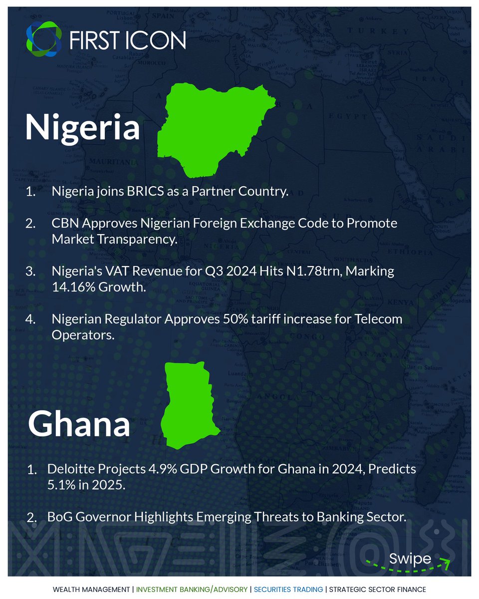 firsticon_Group's tweet photo. Weekly Top News for Africa

Keep up with the major milestones and key happenings shaping Africa this week.

#AfricaNews #WeeklyHighlights #AfricaRising #Firsticon https://t.co/zMaBnYl0BQ