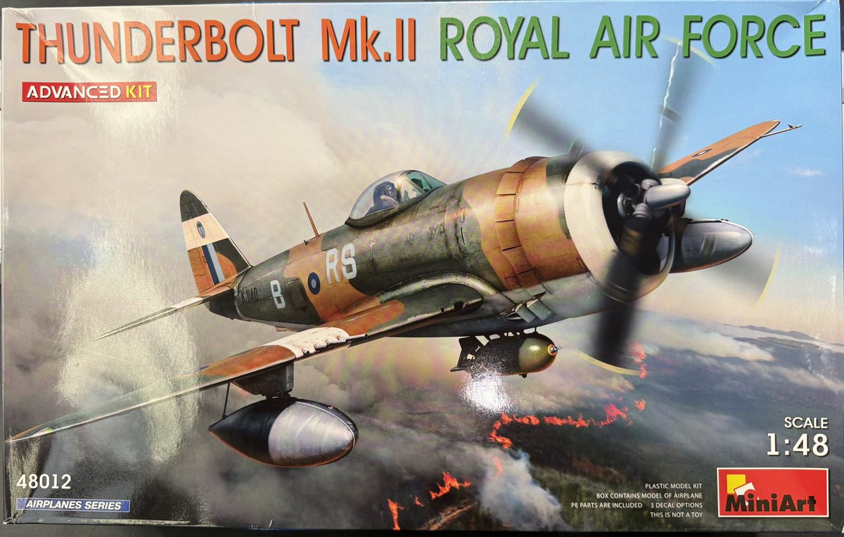 seanmh1945's tweet image. Miniart 1/48 Raf Thunderbolt Mk.II South East Asia Command
#Thunderbolt #P47 #Scalemodels #ww2 #Miniart @MiniArt_Models