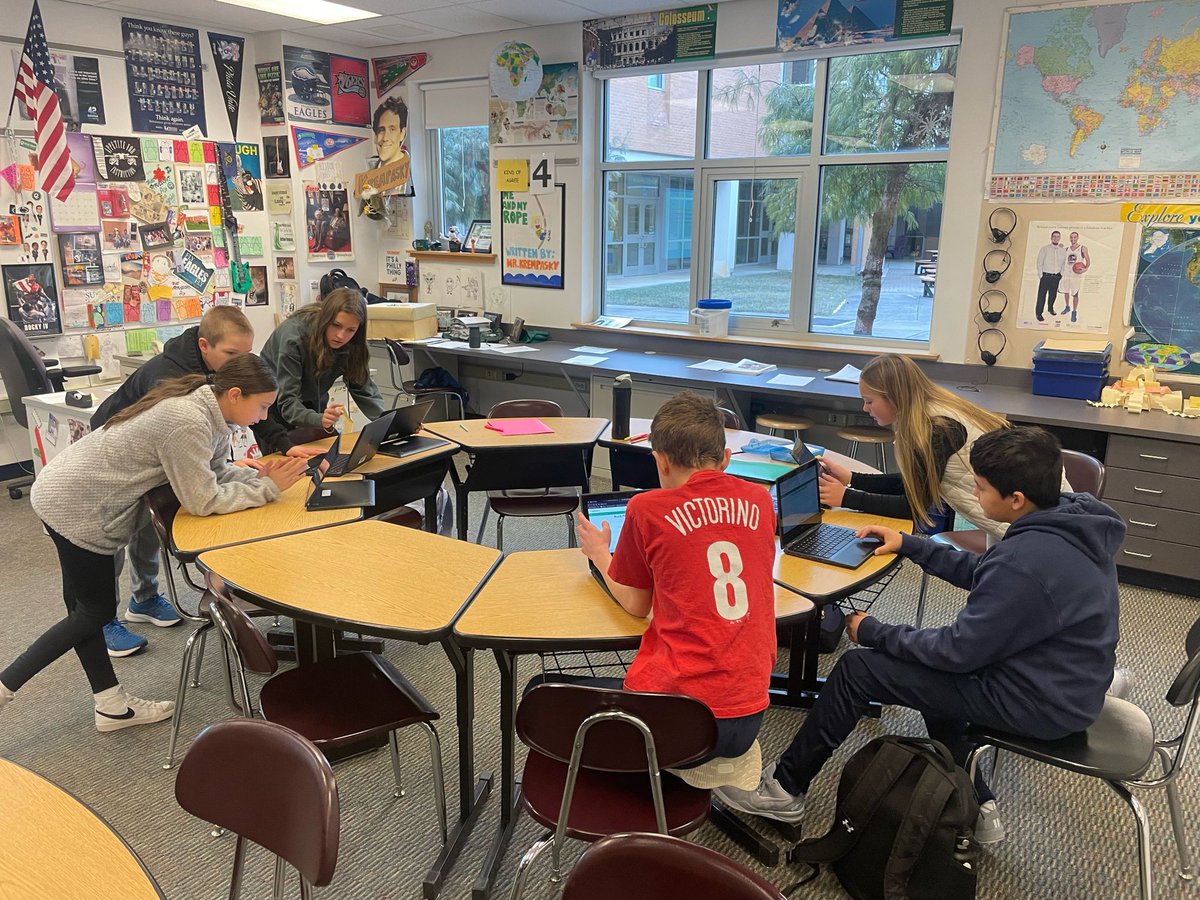 Students in Mr. K’s 6th Grade Social Studies class participated in a collaborative activity to review foundational terms and background knowledge about Ancient Egypt. It was wonderful to witness their enthusiasm and teamwork throughout the activity! #OnEyer #EastPennPROUD