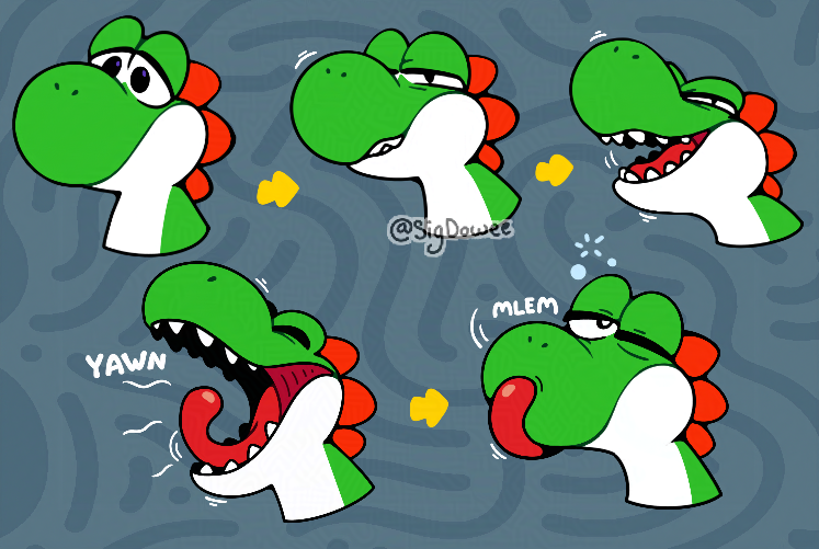 SigDowee's tweet photo. He's a bit eepy🥱
#Yoshi #Nintendo https://t.co/XEYStQY1LN
