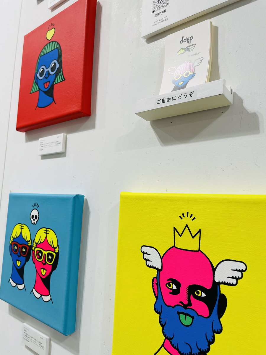 ddrip_art's tweet photo. 開催中のミニアート展2025 Vol.9に行ってきました。
会場には素敵な作品が多数あり、刺激をもらって帰ってきました✨
#art  #tokyo #illustration #gallery2511 https://t.co/KCFFjUbefQ