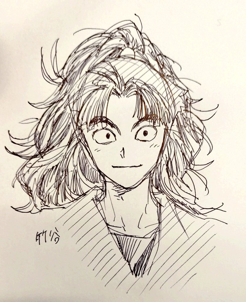 後輩の推しを描いた 