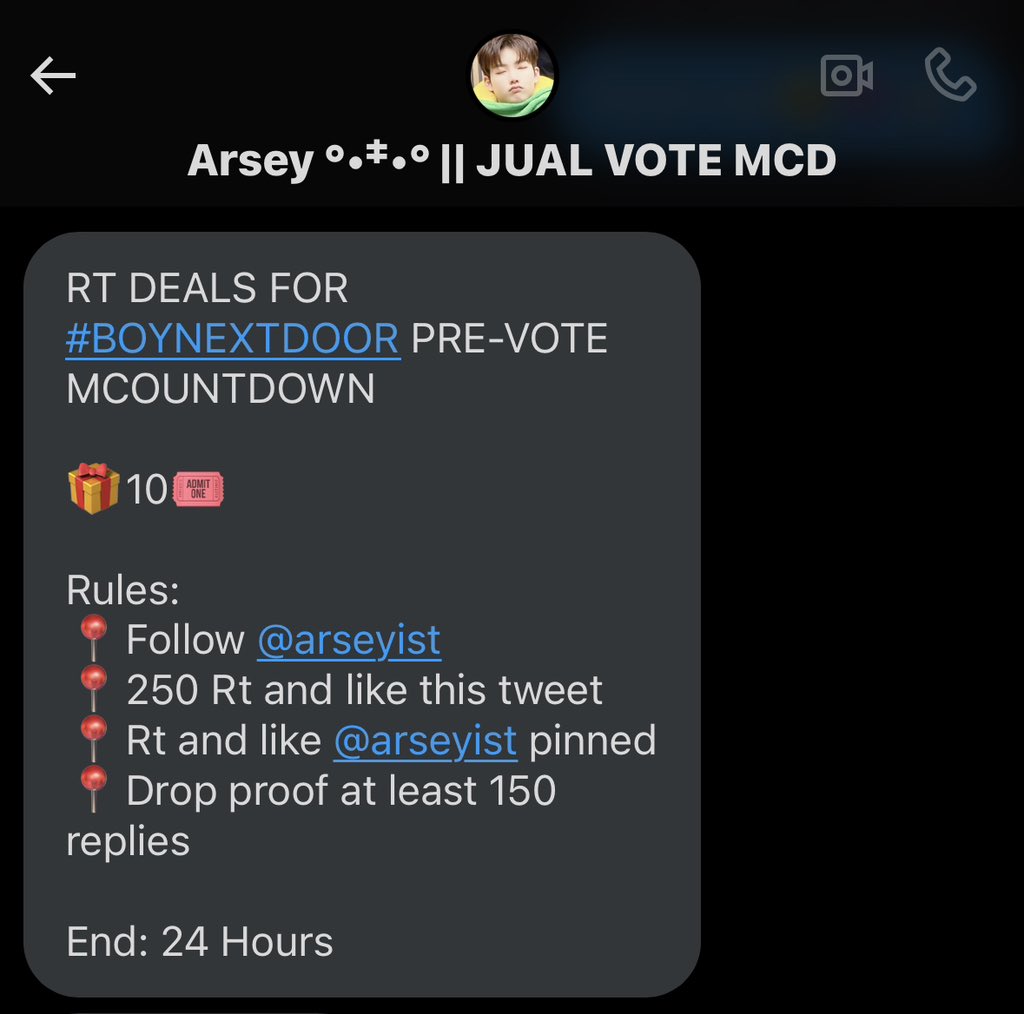 bonedoenergy's tweet photo. RT DEALS FOR #BOYNEXTDOOR PRE-V0TE MC0UNTD0WN 

🎁10🎟️

Rules: 
📍Follow @arseyist 
📍250 Rt and like this tweet 
📍Rt and like @arseyist pinned
📍Drop proof at least 150 replies

End: 24 Hours https://t.co/GjCvFpm2xn