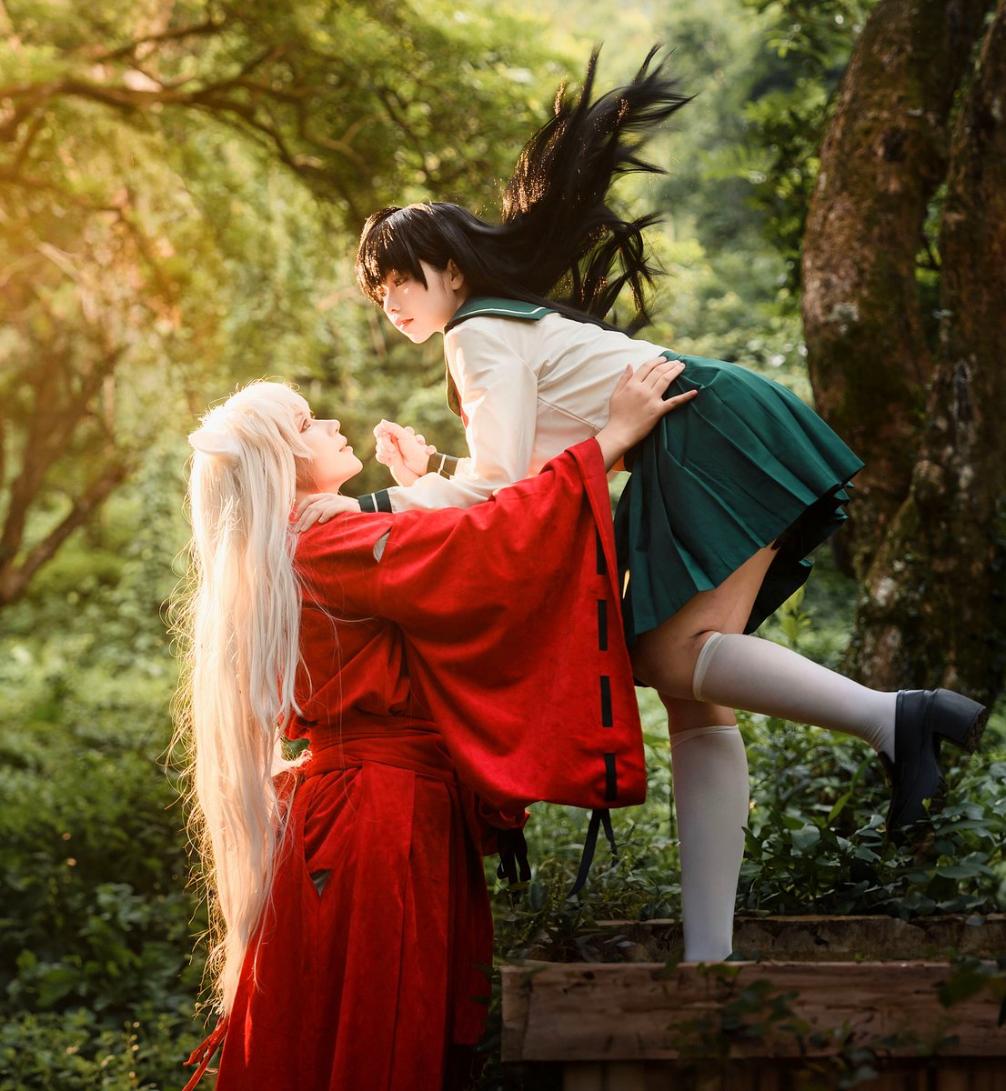 Inuyasha and Kagome ❤️💚

Créditos to Weibo: weibo.com/2727362643/OwV…