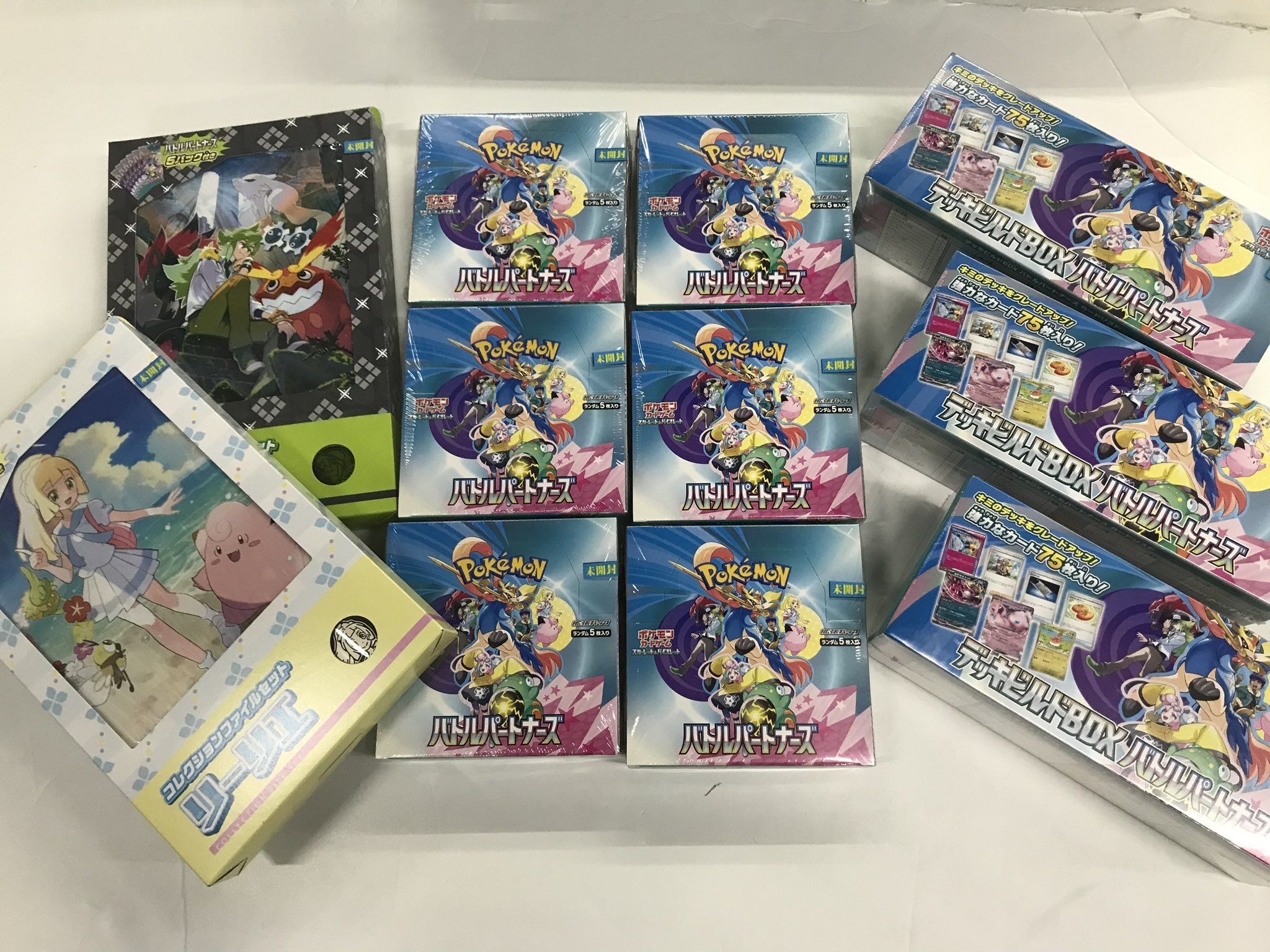 バトルパートナーズ コレクションファイルセット リーリエ N 新品未