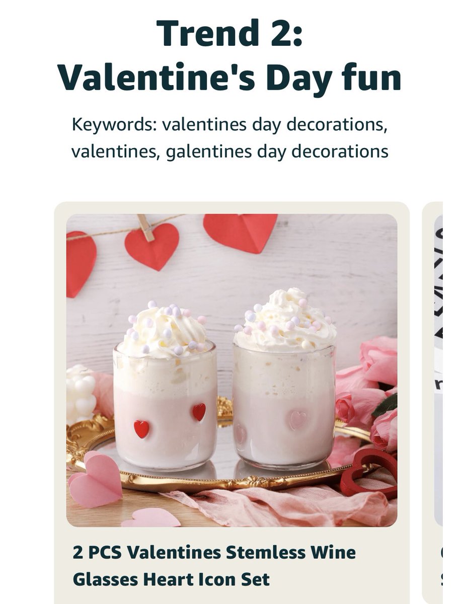 HAPPY VALENTINE'S💝 
2 PCS Valentine Icon Juice Glasses, 
amzn.to/3CpdDVJ
14oz Valentines Stemless Wine Glasses Heart Icon Juice Glasses Set for Valentine's Day Gift Engagement Wedding Party Her Women Girlfriend Wife Present