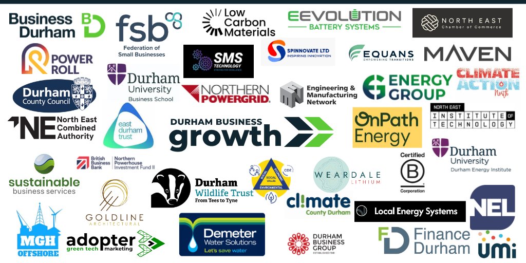 🌍🌱 Get Set Green 2025 is coming! 🌱🌍

We’re excited to have all these incredible organisations attending this unmissable event!

📅 Wednesday 19th February 2025
📍 Ramside Hall, Durham

👉 Register now: durhambusinessgrowth.co.uk/event-details/…