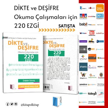 Değerli meslektaşım Önder Özkoç <a href="/onozkoc/">Önder Özkoç</a>  ile birlikte hazırladığımız dikte ve deşifre kitabı satışa sunuldu. Editörlüğünü sevgili Erberk Eryılmaz'ın <a href="/Erberk_Eryilmaz/">Erberk Eryılmaz</a> yaptığı bu çalışma müzik okuma üzerine gelişmeyi hedefleyenler için kurgulandı. Yararlı olması dileğiyle...