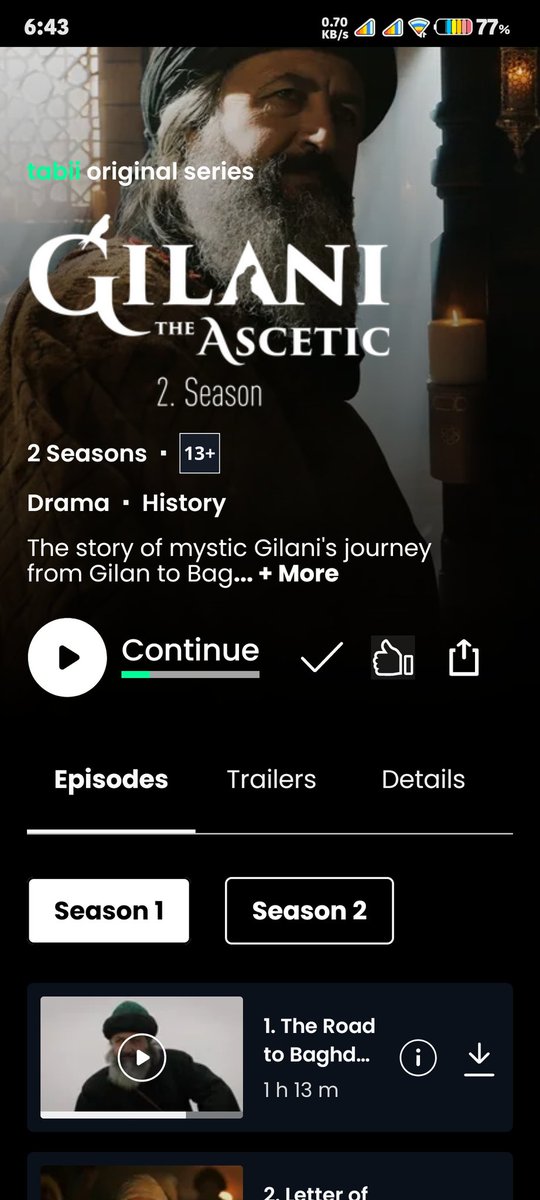 SadiqBloch's tweet photo. @tabiienglish @tabiiresmi @tabiispor  why is entire episode missing from website and application as well..?
Gilani The Ascetic Season 1 Episode 7 is missing..!
After 6th episode I am seeing 8th..
Then where is 7th?
I mailed officials but no satisfactory response from you guys!! https://t.co/fC6TOw3yap