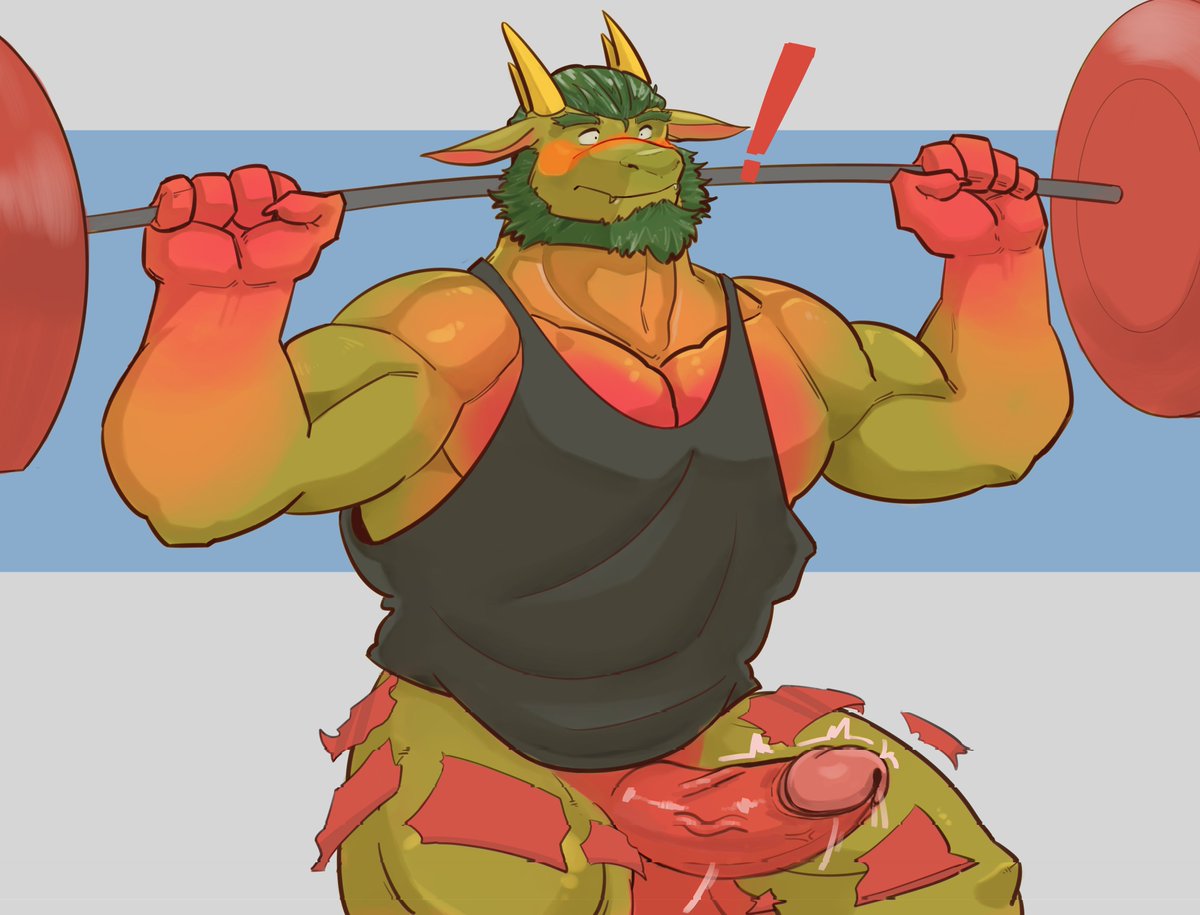 Apparently this boy had an accident while training 🔥

#furryartist #furryfandom #furrybara