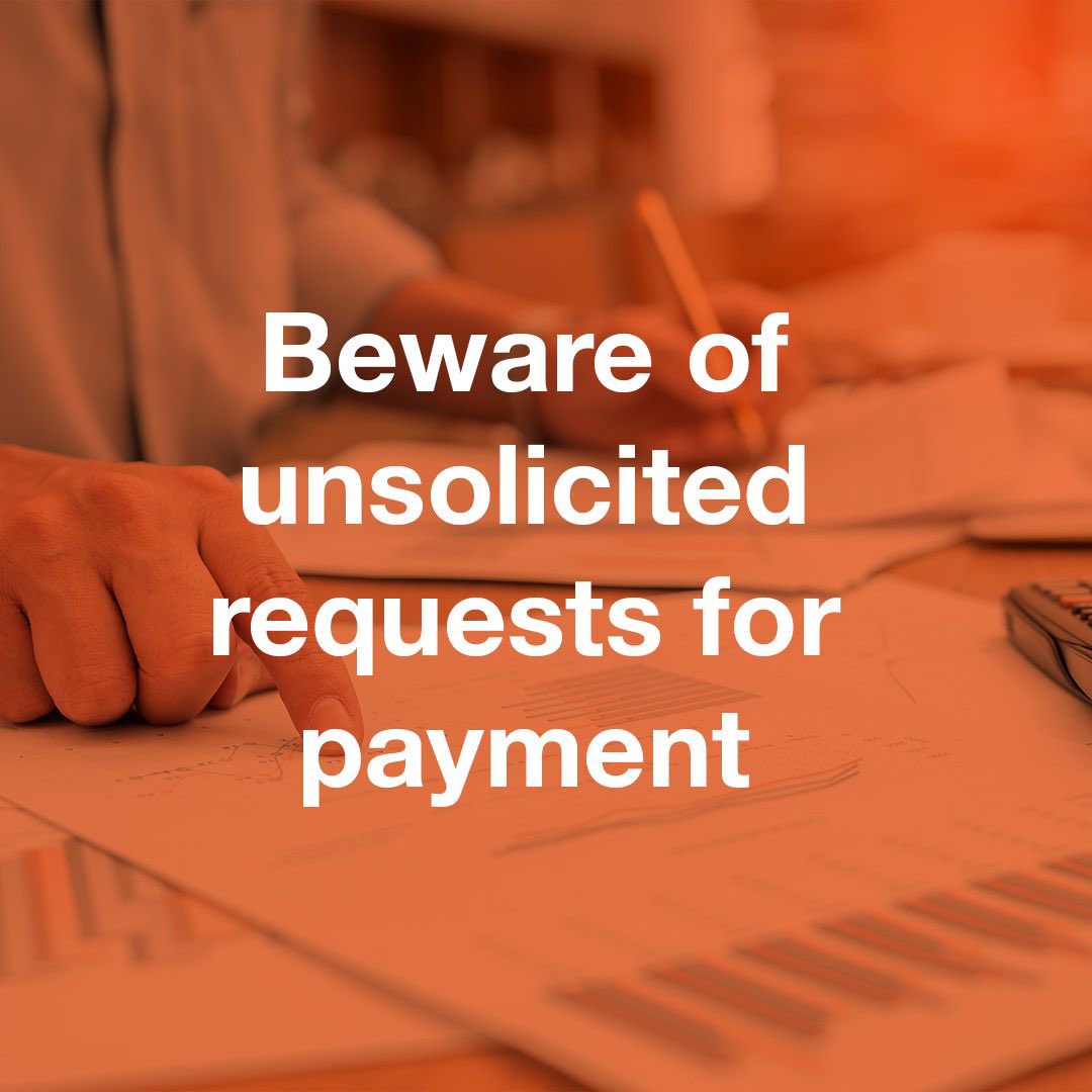 We're aware of a scam targeting our clients attempting to pass themselves off as official Intellectual Property organisations and asking for payment to complete the trade mark registration process. Clients should not pay and report them immediately to us: tidmanlegal.com/contact