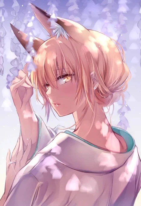 見返り美人なうちの子