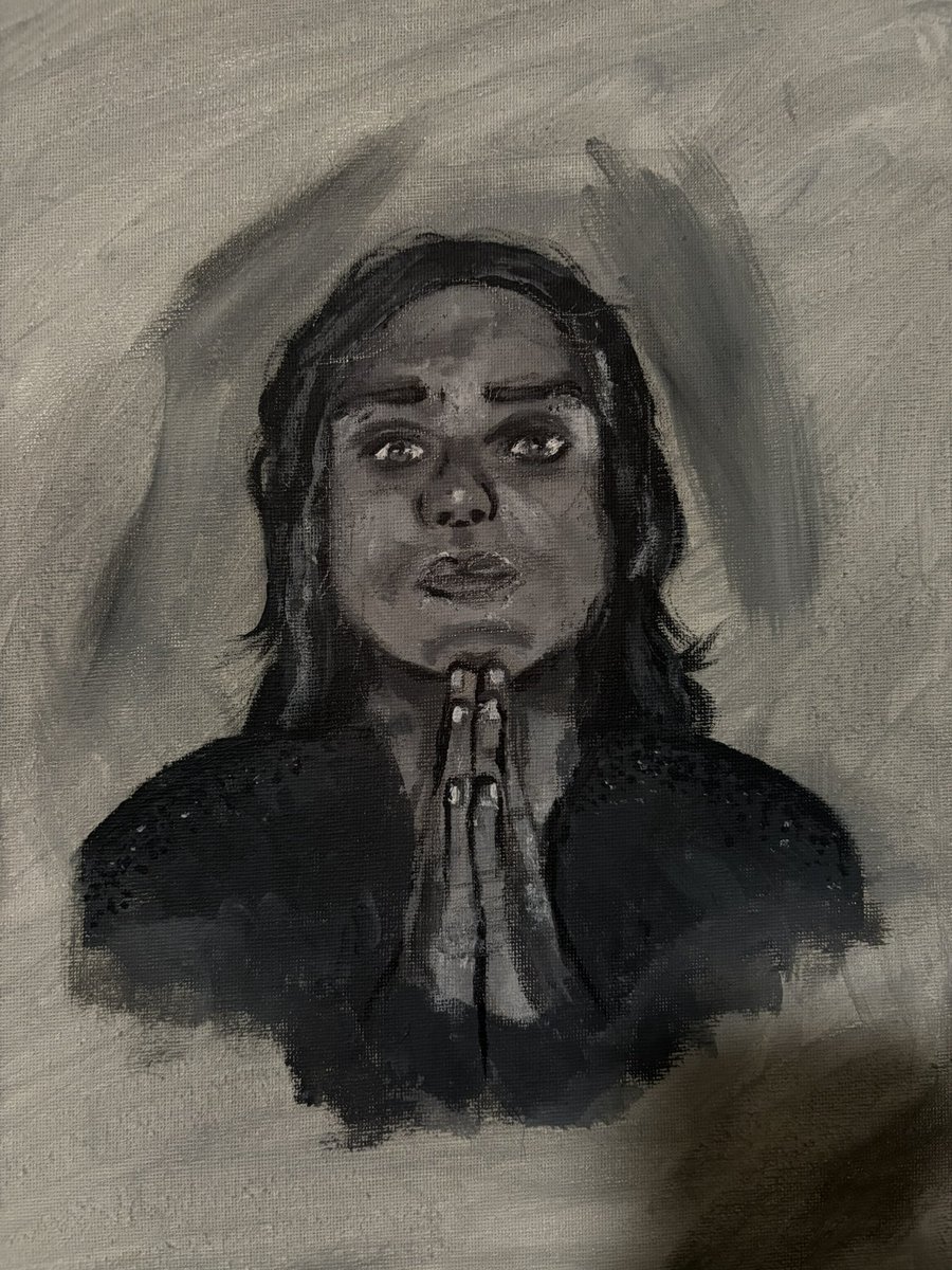 psych0live_'s tweet photo. Painting recently, I think I’m getting better! The second one isn’t done yet. https://t.co/aHF1T9Sttr