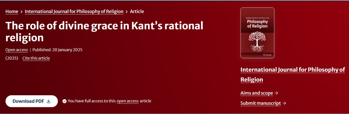 HKU-Medical Ethics & Humanities Unit (MEHU) (@hku_mehu) on Twitter photo Prof <a href="/CarlHbrand/">Carl Hildebrand</a> has recently published a journal article discussing Kant’s rational religion at "International Journal for Philosophy of Religion" <a href="/SpringerEthics/">SpringerEthics</a>.
Read it at:
doi.org/10.1007/s11153…
(Open access)
<a href="/hku_mehu/">HKU-Medical Ethics & Humanities Unit (MEHU)</a> <a href="/HKUCMEL/">HKU Centre for Medical Ethics & Law</a> <a href="/hkumed/">HKU Medicine</a> <a href="/HKUniversity/">The University of Hong Kong</a> Prof <a href="/CarlHbrand/">Carl Hildebrand</a> has recently published a journal article discussing Kant’s rational religion at "International Journal for Philosophy of Religion" <a href="/SpringerEthics/">SpringerEthics</a>.
Read it at:
doi.org/10.1007/s11153…
(Open access)
<a href="/hku_mehu/">HKU-Medical Ethics & Humanities Unit (MEHU)</a> <a href="/HKUCMEL/">HKU Centre for Medical Ethics & Law</a> <a href="/hkumed/">HKU Medicine</a> <a href="/HKUniversity/">The University of Hong Kong</a>