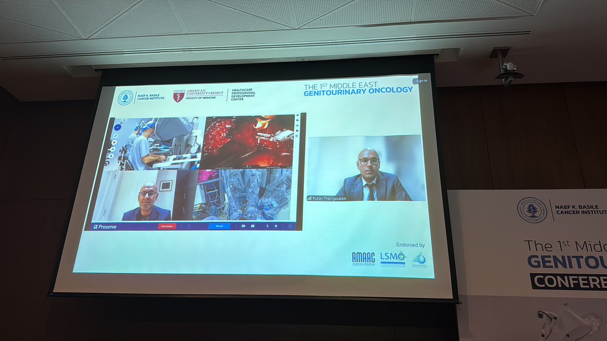 Albert El Hajj, MD (@dralbert) on Twitter photo Performed a Semi-live robotic radical prostatectomy case with <a href="/drruban/">Ruban Thanigasalam</a> moderating from Sydney to Beirut. And my friends and colleagues Dean <a href="/elienemr/">Elie Nemr</a>, Bassel Bachir and Bassem Youssef chairing the session <a href="/AUBMC_Official/">American University of Beirut Medical Center</a> . Thank you <a href="/Proximie/">Proximie</a> for supporting the case <a href="/AUB_Lebanon/">American University of Beirut</a> Performed a Semi-live robotic radical prostatectomy case with <a href="/drruban/">Ruban Thanigasalam</a> moderating from Sydney to Beirut. And my friends and colleagues Dean <a href="/elienemr/">Elie Nemr</a>, Bassel Bachir and Bassem Youssef chairing the session <a href="/AUBMC_Official/">American University of Beirut Medical Center</a> . Thank you <a href="/Proximie/">Proximie</a> for supporting the case <a href="/AUB_Lebanon/">American University of Beirut</a>