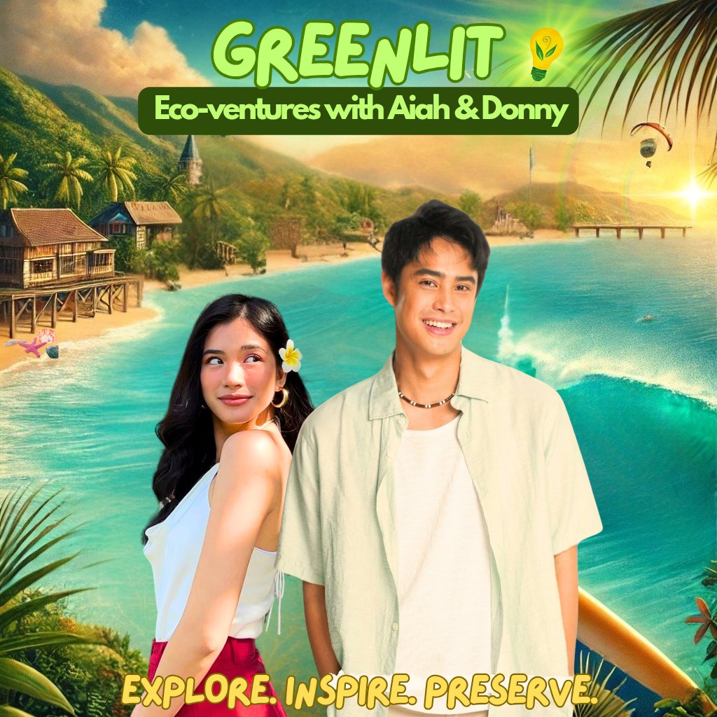 lexasmithx's tweet photo. Show concept @direklauren 🟢
#Greenlit is a travel and lifestyle series hosted by Donny Pangilinan and Aiah Arceta, where they explore the beauty of the Philippines with a Gen Z twist! Each episode showcases stunning destinations, unique eco-tourism spots, and modern sustainability practices. With their vibrant energy and charm, @donnypangilinan and @bini_aiah engage in meaningful conversations with local communities, dive into environmental challenges, and inspire viewers to take part in preserving the planet. 🌏🌱
Donny: The energetic and adventurous host who connects with nature and communities through fun, hands-on activities.
Aiah: The thoughtful and creative co-host, bringing a fresh perspective and highlighting the stories of local changemakers.
#Greenlit aims to inspire a new generation of eco-conscious travelers who explore with purpose, advocate for sustainability, and preserve the wonders of the Philippines. ☀️
#BiniAiah #AiahArceta #Donny #DonnyPangilinan #Ecotourism