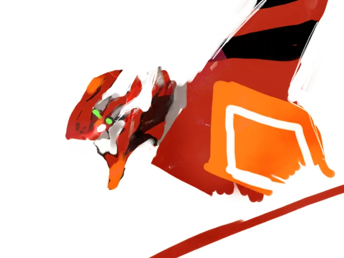 なのでエヴァンゲリオンもガンダムも全然わからんw 描いたけど。 