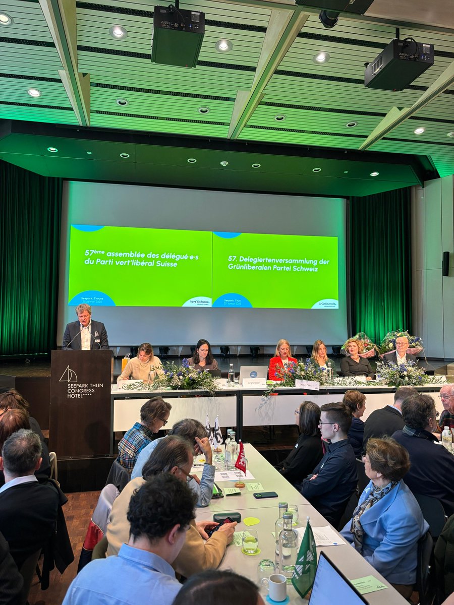 .<a href="/Juerg_Grossen/">Jürg Grossen</a> ha aperto l’#Assemblea dei delegati del PVL a #Thun.