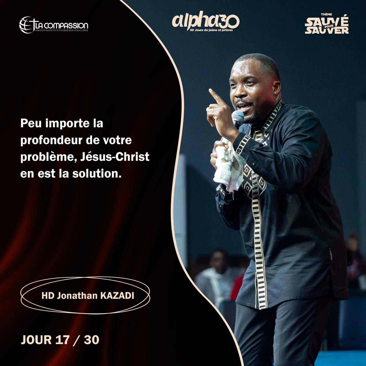 CompassionCrefm's tweet photo. #flashback | Alpha30 2025 - Jour 17 | Homme de Dieu Jonathan KAZADI

1/2

#citations #Alpha30 #Hdjonathankazadi #kinshasa #jésus https://t.co/fglH2yJkak