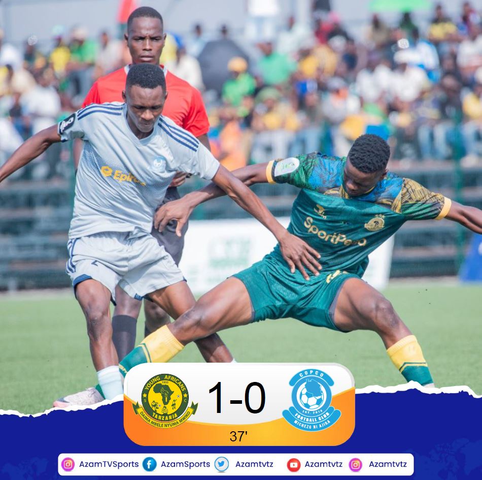 azamtvtz's tweet photo. 37’ | #CRDBankFederationCup
Yanga SC 1-0 Copco FC (Sheikhan Ibrahim 35’)
Iko LIVE #AzamSports1HD
#CRDBBankFederationCup #KombeLaShirikishoLaCRDBBank #FACup #YangaSCVsCopco #YangaSC #Copco https://t.co/D1B0TFmenk