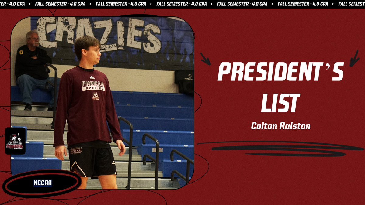 The <a href="/CUHMBB/">Campbellsville Harrodsburg MBB</a> Pioneers had Two Pioneers on the President’s List this past Fall Semester 📚 

<a href="/RalstonColton/">colton ralston</a> &amp; <a href="/Ryan_Ridge27/">Ryan Ridge</a> 

#GoPioneers🪜