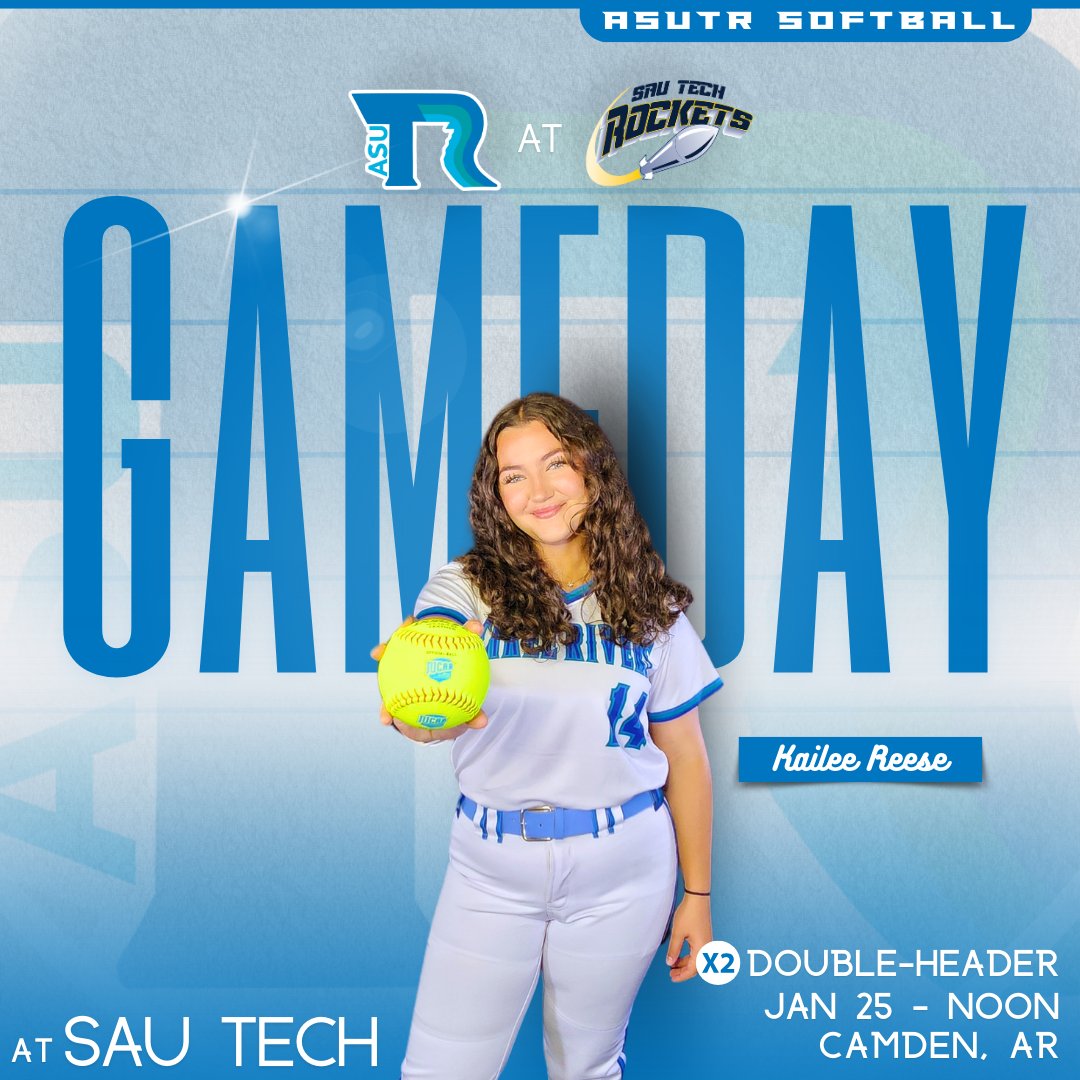 asutr_softball's tweet photo. ASUTR softball is ready for a battle in Camden. It's finally GAMEDAY!
📍Camden, AR
⏰️ Noon & 2PM
‼️Double-header
#GoEagles🦅 #BeTheFoundation https://t.co/07lMkSdYXW