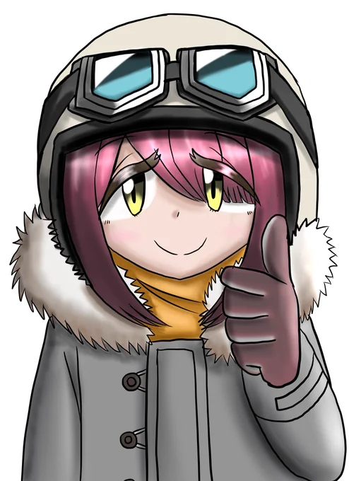 アヤちゃん!久しぶりにデジタルで描いた!#ゆるキャン#土岐綾乃 