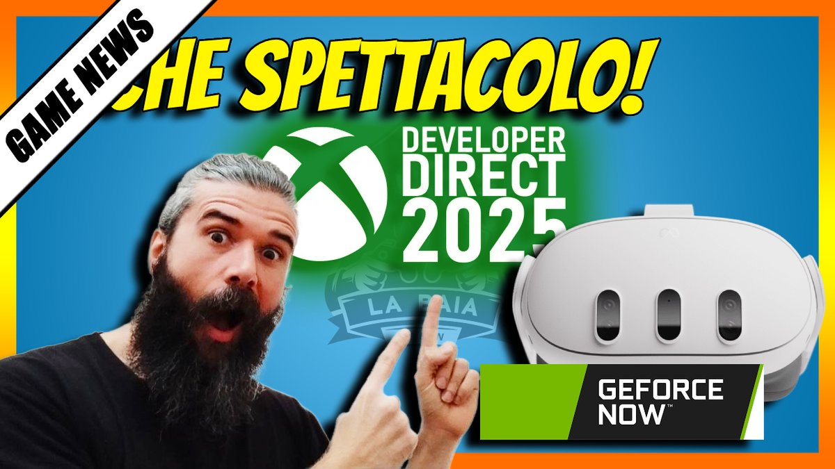 advancedvrfare's tweet photo. https://t.co/E1pIBEC9Qv
Xbox Developer Direct STRAORDINARIO: i migliori giochi 2025 e tante altre notizie su videogames e VR
#notize #videogames #vr https://t.co/bXjv8cfdc4