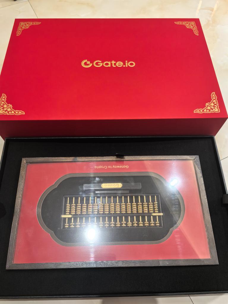 Gate io的新年周边很漂亮！