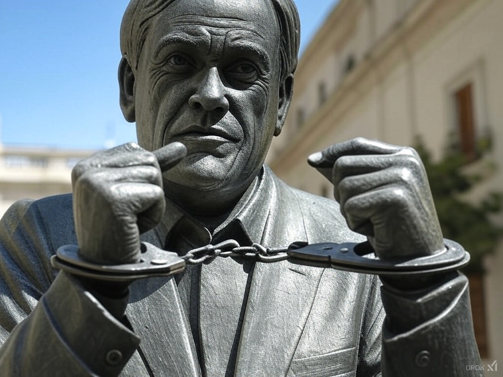 La única estatua que Sebastián Piñera merece 👇