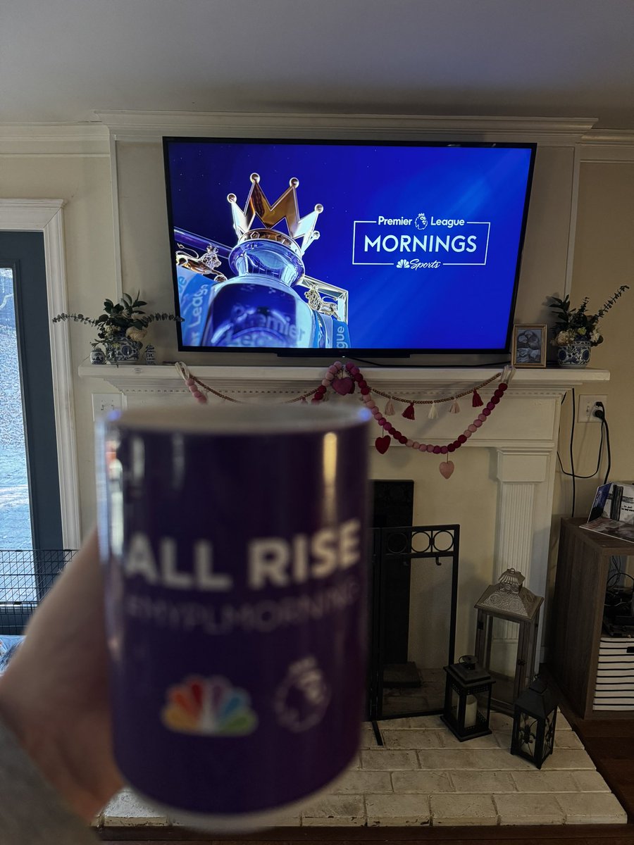 Enjoying a nice morning with these sweet boys and some coffee, waiting on the <a href="/PLinUSA/">Premier League USA</a> matches to start! #MyPLMorning ⚽️ 🐶 ☕️