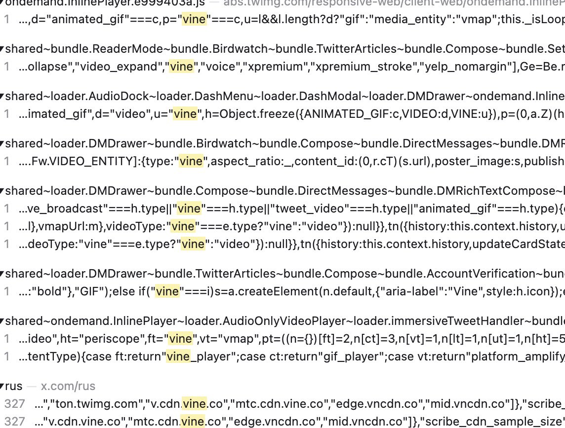 for those wondering
 $vine code is actually on x.com right now 🫨