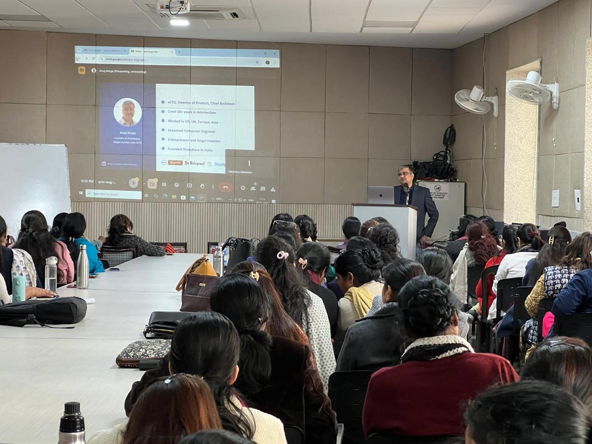 StudybaseMedia's tweet photo. We are excited to share that our founder, Mr. Anuj Ahuja, was invited as a speaker by the Teaching Learning Centre of Kanoria PG Mahila Mahavidyalaya, Jaipur during their One Week Workshop on Application of ICT Tools in Research on 24th January 2025.
@UniversityofRa1 https://t.co/FvhOTcRX37